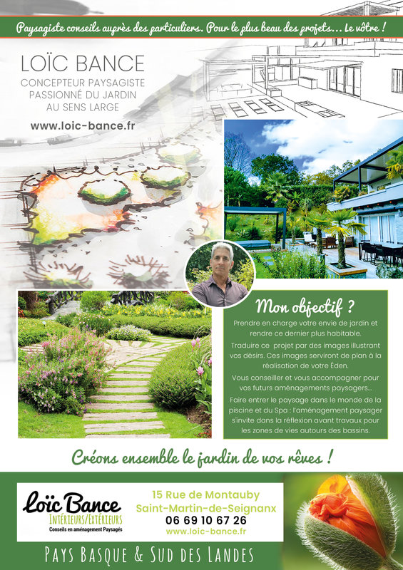 Paysagiste Hossegor concepteur de jardin etudes paysageres