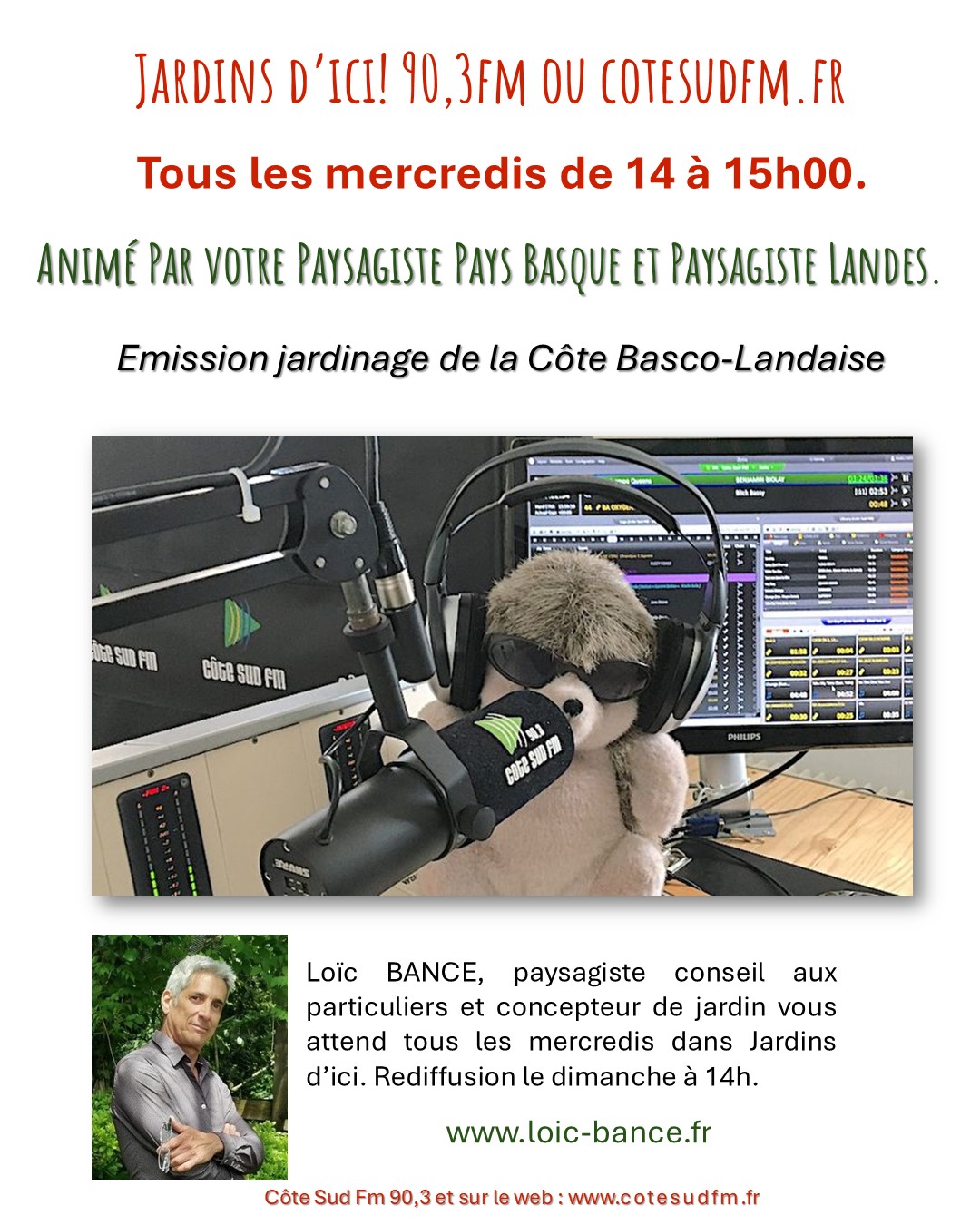 Radio Jardins d'ici. Le blog.